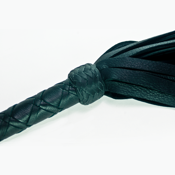 Elk & Belting Hybrid Flogger by Leatherbeaten, image 2